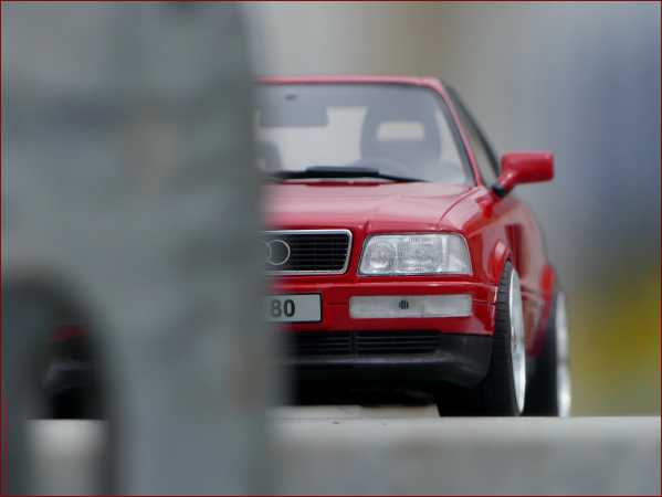 1:18 Audi 80 Quattro Competition Limousine 1994 + BBS RS Alufelgen